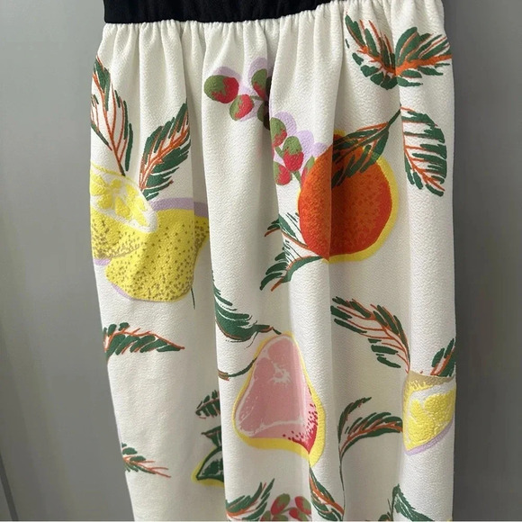 Zara Rubberized Combination Black Printed Strap Dress size Small - Picture 4 of 7